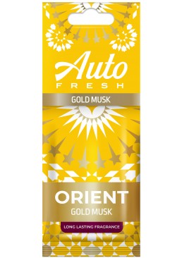 Підвісний ароматизатор для авто Auto Fresh Gold Musk, 1 шт